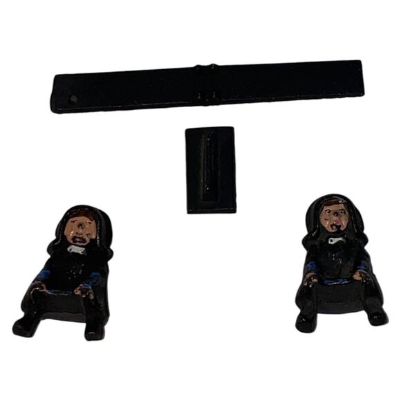 Vintage John Wright Cast Iron Amish 2 Girls on Teeter Totter 1997 Figures - A267 - Picture 4 of 10